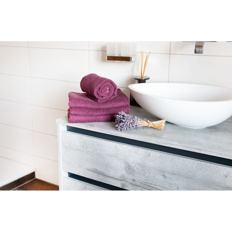 Midweight Hand Towel, Blackberry