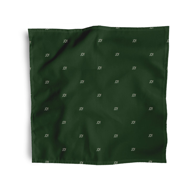 Mirador Polyester Patterned Napkins, Green
