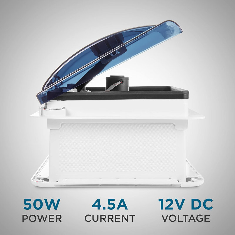 Ventilateur de voiture 3,75 po Hike Crew, Fumée