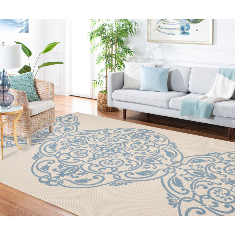 Joliet Performance Ikat Rug, Rectangle 5'3" x 7'7"