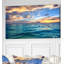 Exotic Tropical Beach at Sunset, reproduction de photo sur toile tendue-33308386-18269360