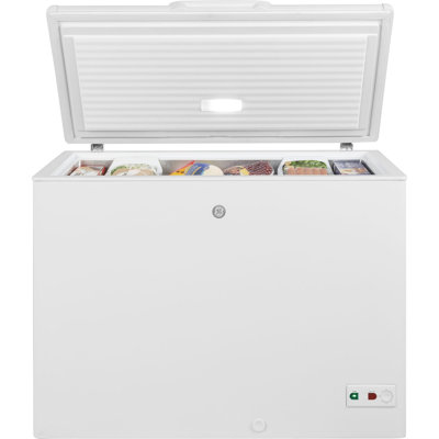 GE Appliances 10.7 Cubic Feet cu. ft. Garage Ready Chest Freezer with Adjustable Temperature Controls