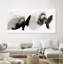 «Flowing Rythme I», reproduction d'art sur toile géante 72 po x 36 po