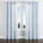 Modern Window curtains - Striped Blue And White Soft Blue Stripes Grommet Curtain - 1 Panel-1573351904-1573351906