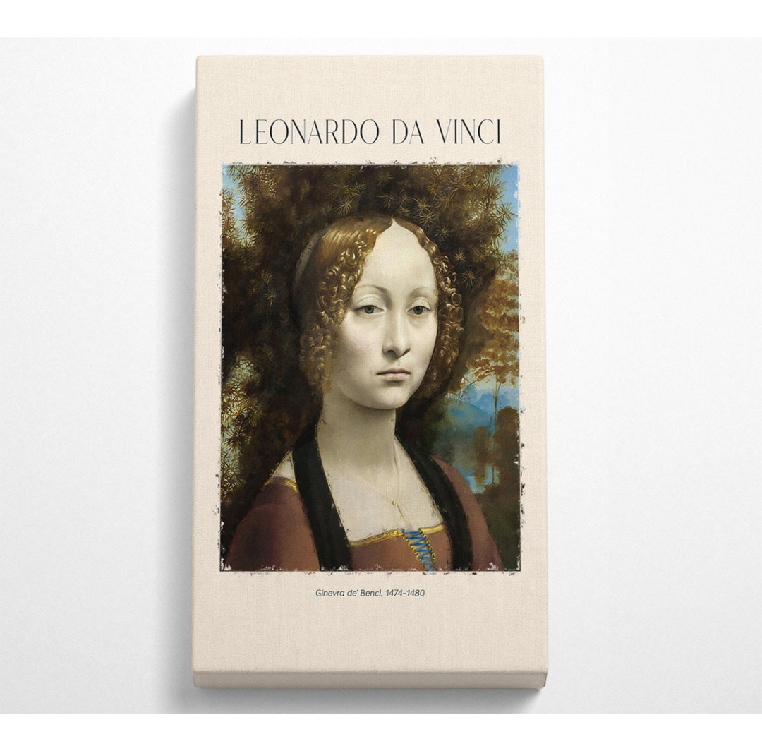 Ginevra De' Benci von Leonardo Da Vinci - Kunstdrucke auf Leinwand