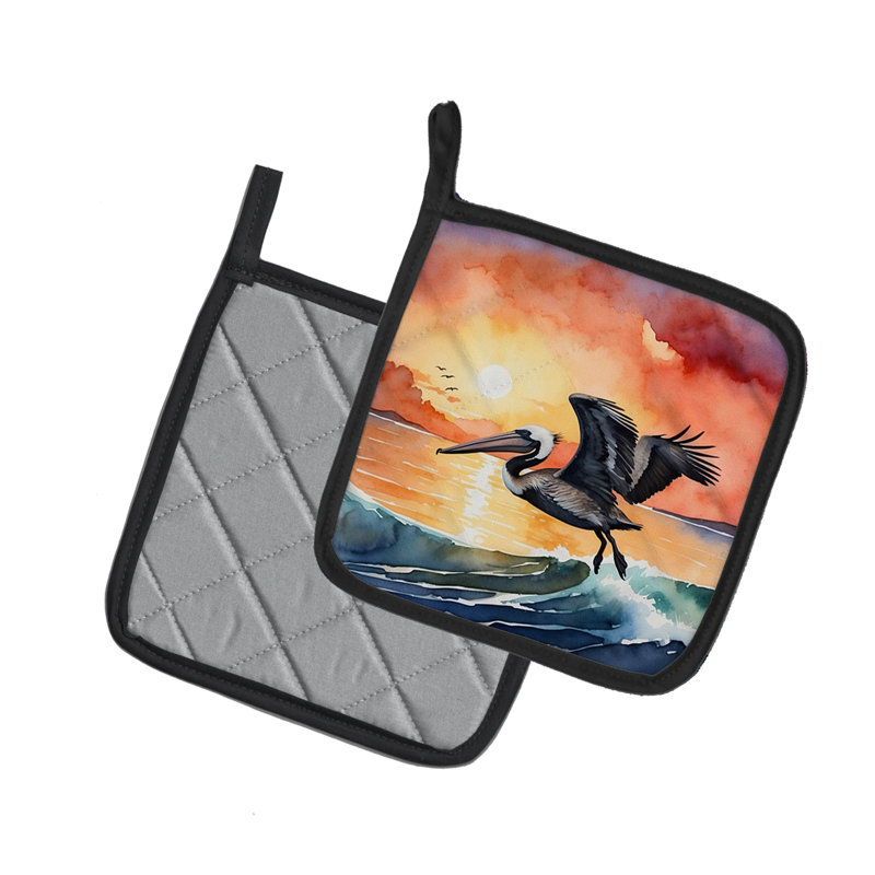 Paire de poignées Pelican Fiery Sunset