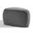 Caras Upholstered Gray Triangular Compression Ottoman No Assembly Required-109241974