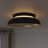 Matte Black LED Integrated Flush Mount