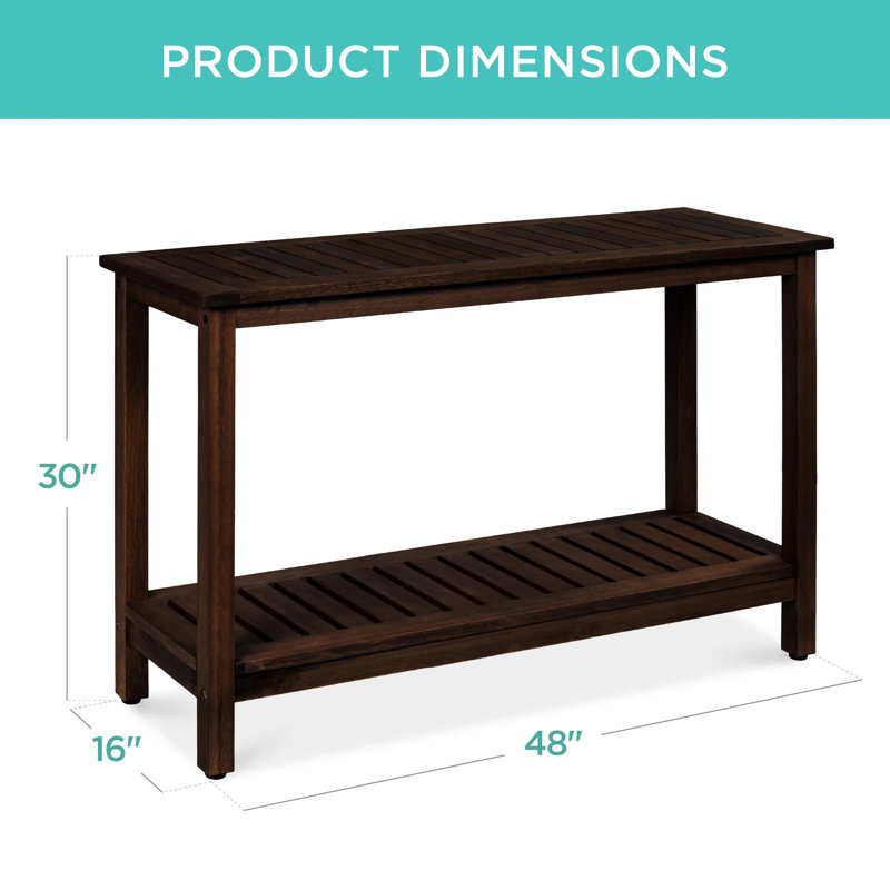 Console en bois, Espresso