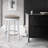 26" Counter Height, 360° Swivel Wooden Barstool-1317238893