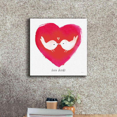 «Latitude Birds», «Love Birds» par Sue Schlabach, estampe numérique sur toile