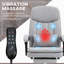 Fauteuil de bureau en microfibre, fauteuil de bureau pivotant, ordinateur inclinable chauffant