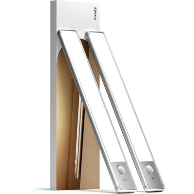 2 Packs 11.81" 3500K Under Cabinet Led Light Wireless Motion Sensor