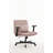 Pink Velvet Criss Cross Armrest Office Chair With Wheels – Adjustable Height, 360° Swivel, Comfortable For Home Office, Reading & Vanity