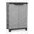 Ram Quality Products PREMIUM Utility 2 Shelf Lockable Storage Cabinet, Black