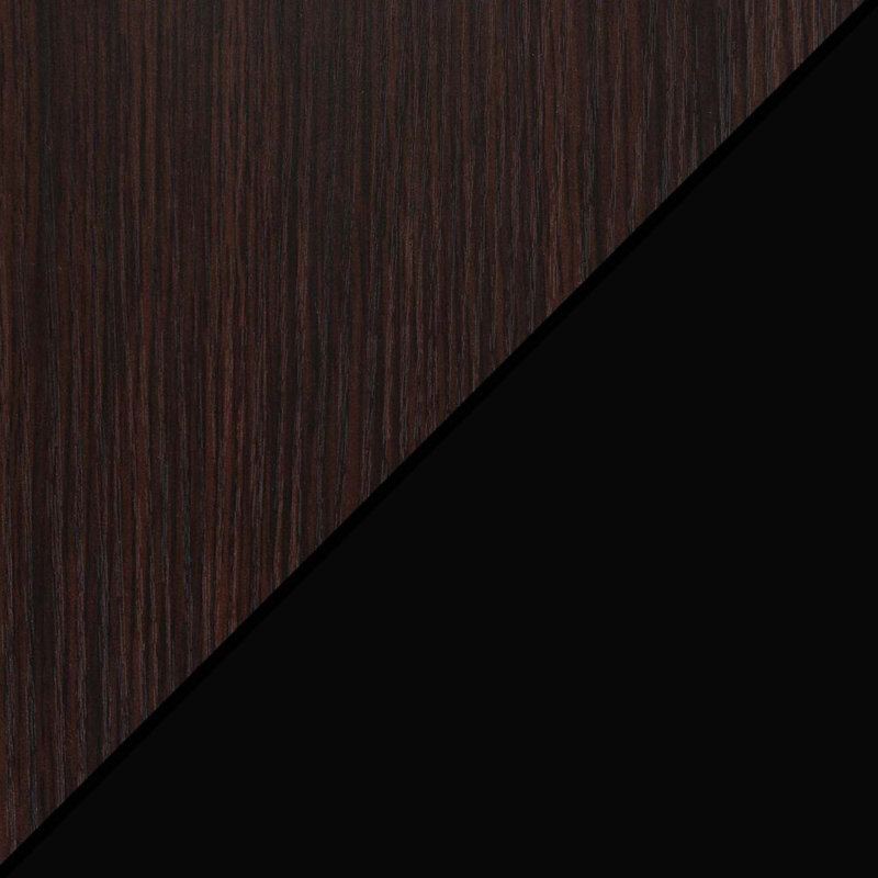 Computer Folding Desk, Espresso/Black