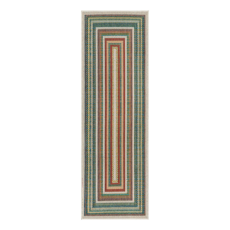 Lucidia Geometric Indoor / Outdoor Rug , Runner 2' x 5'11"