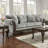 Modern Sofa Hernen Carved Wood Frame Sofa