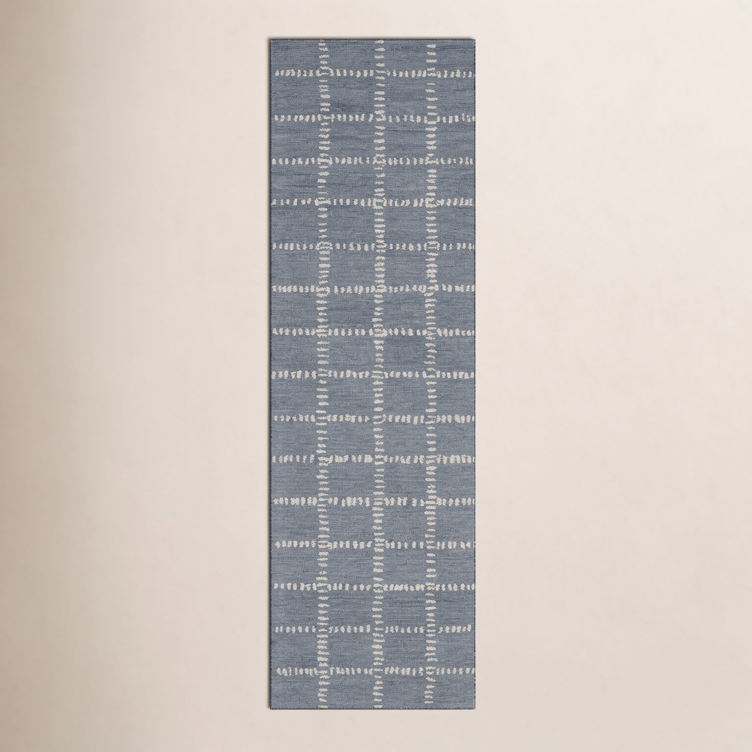 Lanora Hand-Tufted Geometric Wool Rug, Runner 2'3" x 8'