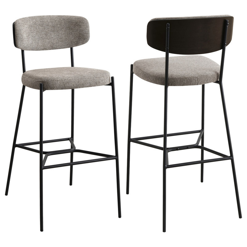 Tabouret de bar à hauteur de comptoir, Marron clair, Tabouret de bar (siège d'une hauteur de 30 po)