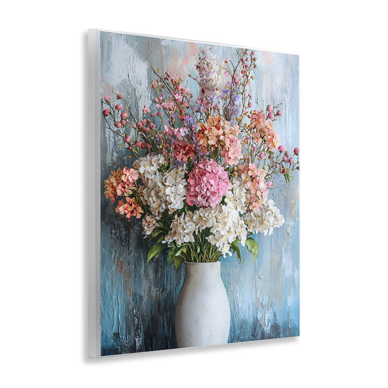«Hydrangea Vase Still Life», plaque murale par Franklyn Gregory