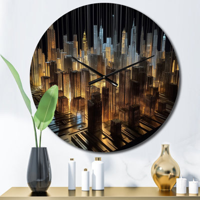 Metal Wall Clock