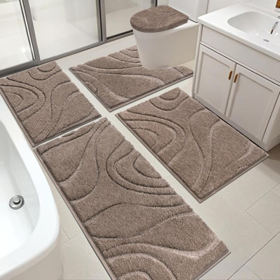 Bathroom Carpet Set 5-piece Set
