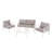 5 Piece Patio Conversation Sets-9225820-9225890