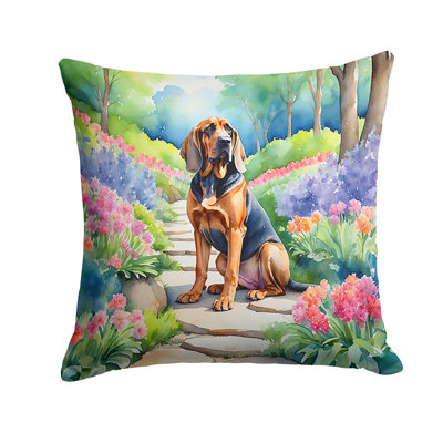 Spring Path Outdoor Throw Pillow