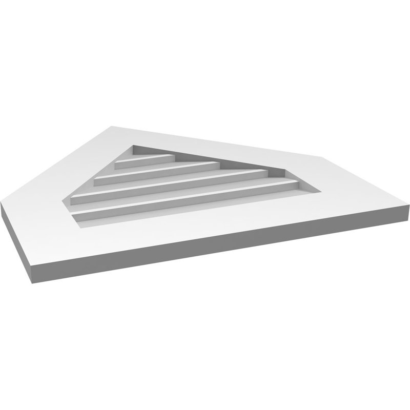 Ventilateur à pignon en uréthane non-fonctionnel Signature, H 22 po x l 22 po x P 1 po