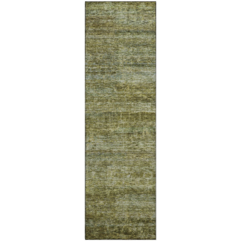 Premium Machine Washable Gurubaksh AMF1166 Stripes Rug, Runner 2'3" x 7'6"