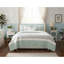 Ensemble de courtepointe en percale de coton 6 pièces avec coussins décoratifs-126520945-126520948