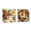 Rustic Brocade Elegance Victorian Motif II - ensemble d'art mural en acrylique sur verre floral-103935418