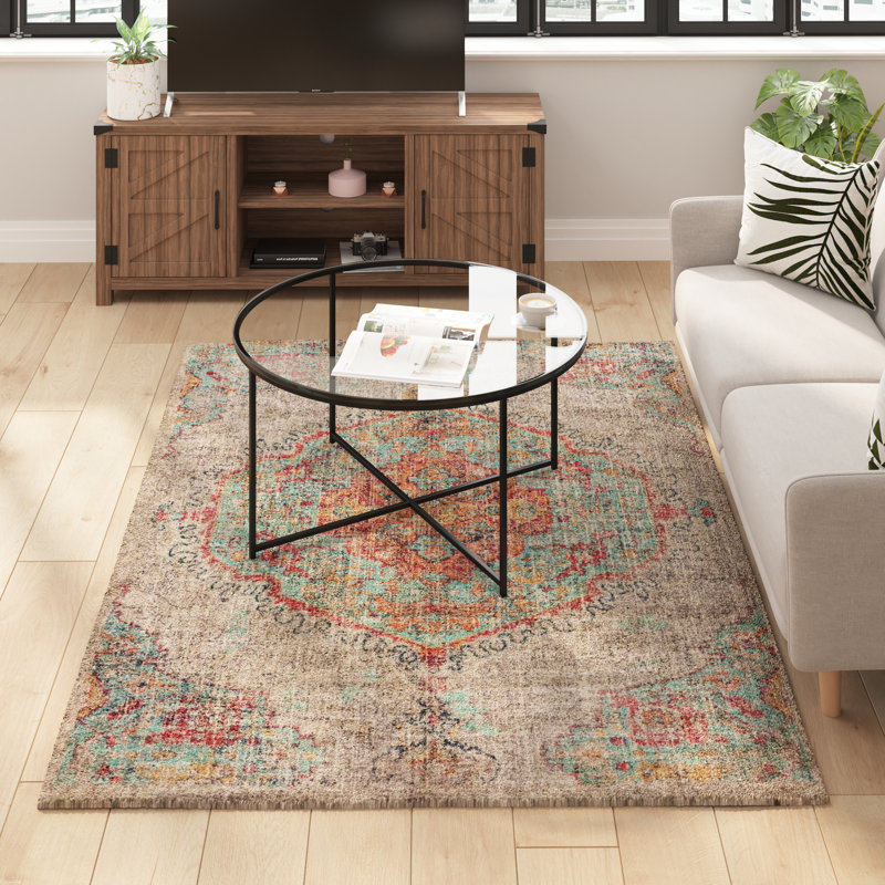 Oriental Indoor Rug, Rectangle 5' x 7'