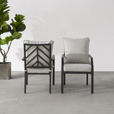 Chaise de patio avec coussin Tollstrup