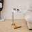 C Shaped End Table, Side Table for Couch and Bed-1175108999