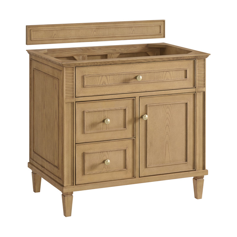 Lorelai 36'' W Single Bathroom Vanity Base, Light Natural Oak