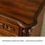 Buffet 47,24 "en bois d'hévéa massif brun avec 2 portes et 4 tiroirs-526065780