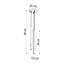 Robbinsdale 3 - Light Black Cylinder Pendant