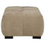 Repose-pieds rectangulaire rembourré Plather Camel-2009930650