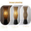 Brun clair + corde de chanvre noir + lampes sur pied sans fer