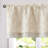 Linen Floral Valance Curtain Farmhouse Double Layer Valance-108938952-108938957