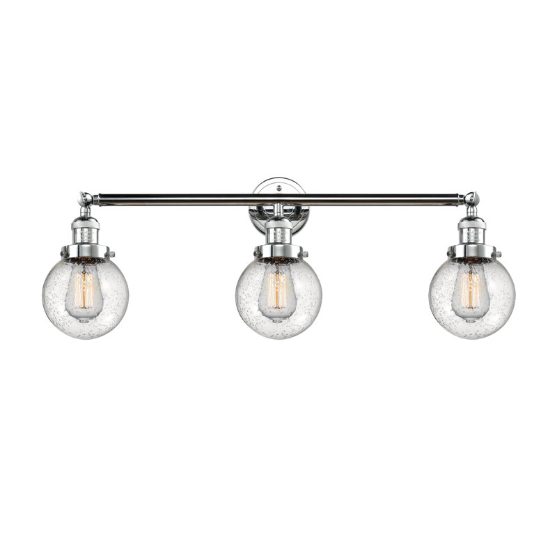 Éclairage pour salle de bain 3 lumières Lorri, DEL, Chrome poli