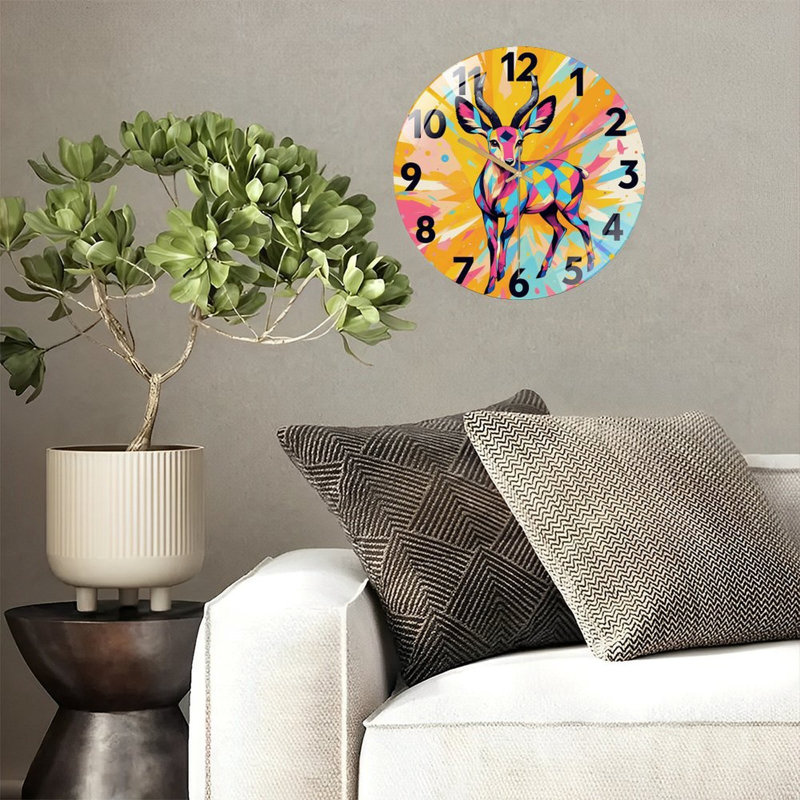Horloge murale 12 po