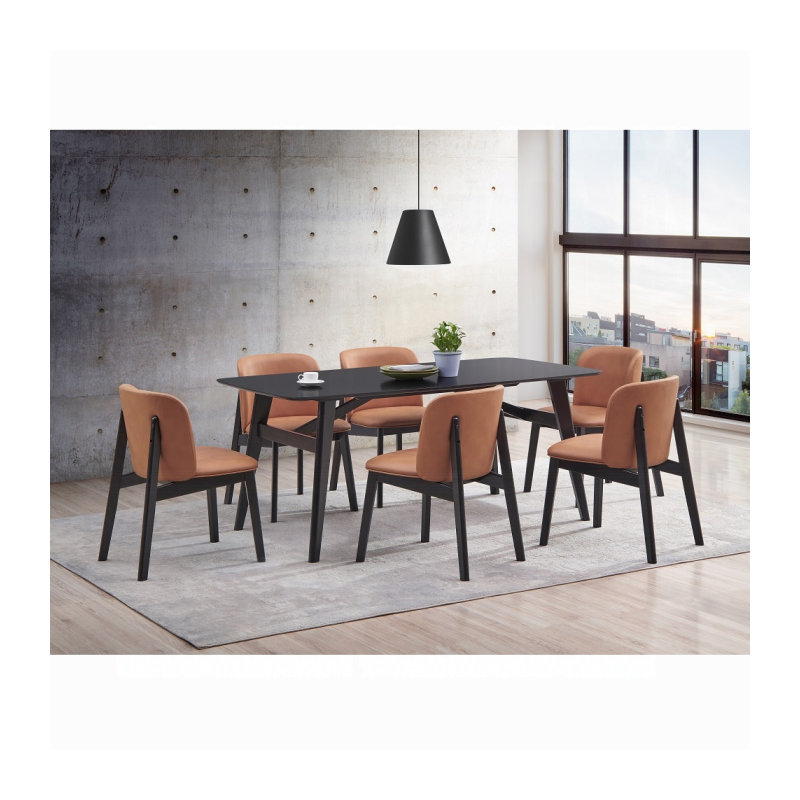 ACME Eliora Dining Table, Black Finish