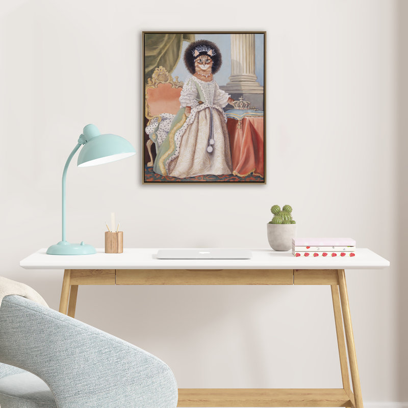 Art mural sur toile encadré de style royal