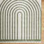 Green Modern Washable Shaggy Rug, Geometric Anti-Slip Rug For Living Room, Dining Room, Bedroom, Kitchen-1333671614