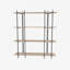Bibliothèque moderne en chêne et noir, 63,0 po x 70,9 po x 11,6 po | 100% panneau de particules enduit de mélamine, épaisseur: 0,7 pouce | Design industriel, parfait pour la maison ou le bureau, solution de rangement élégante pour les livres et la décoration-1450977932