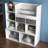 Large Kids Bookshelf With 7 Apartments Open Storage 