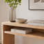 Console 59 po, console rustique moderne, table d'entrée étroite, table de canapé en bois, table de couloir avec rangement, table console en bois naturel, table d'entrée avec tablette ouverte, console Farmhouse